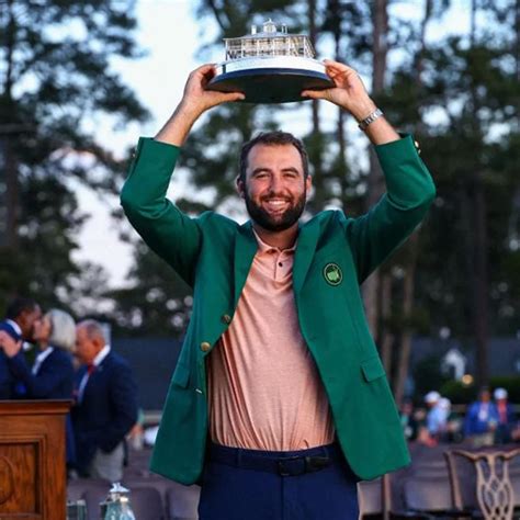 scottie scheffler green jacket ceremony.